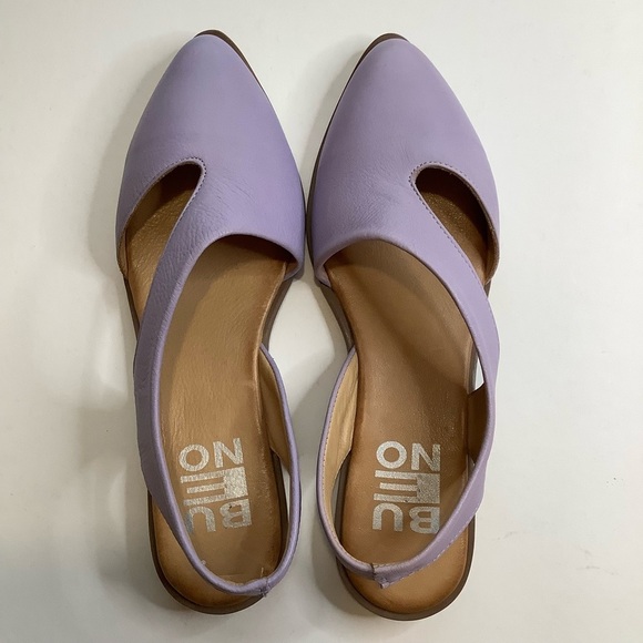 BUENO Bianca Lilac Leather Flat Sandal Size 37 - Picture 2 of 11
